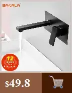 DecorBites™ Modern Black Bathroom Sink Faucet