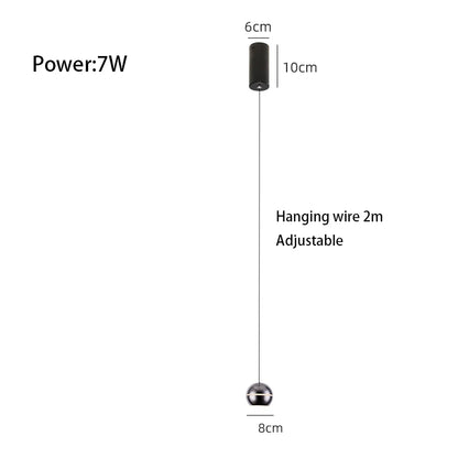 Lámpara colgante LED dorada DecorBites™ de 7 W, lujosa y elegante, ideal para comedor o dormitorio.