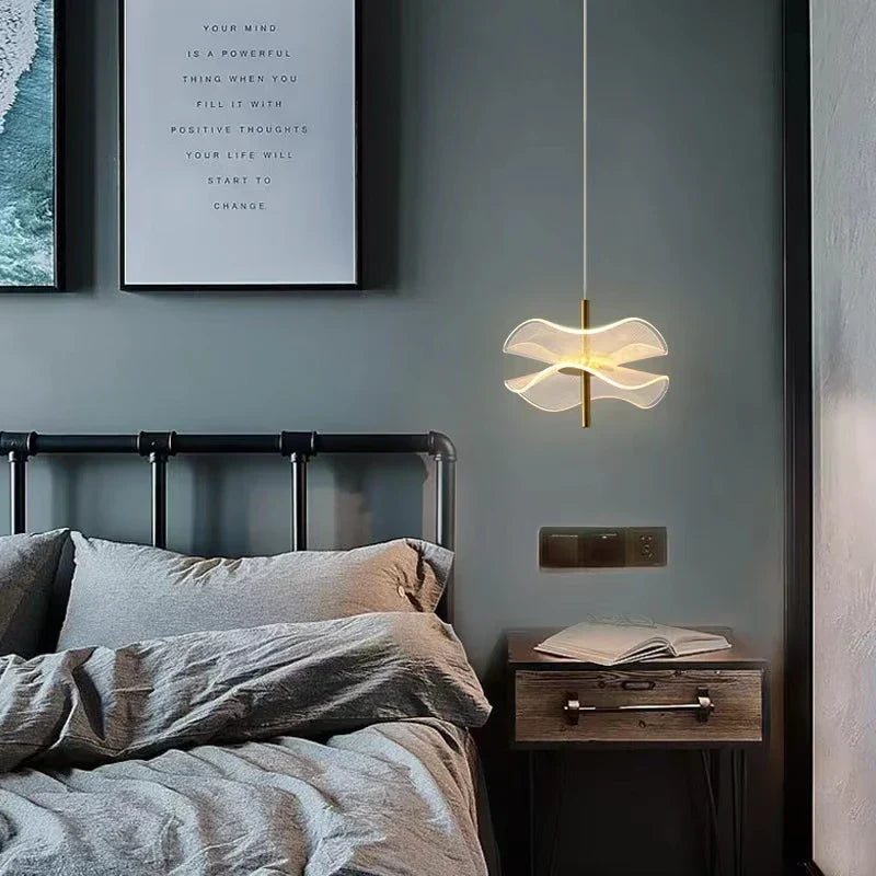 DecorBites™ Lotus Leaf Pendant Light, LED Chandelier for Restaurant and Bedroom