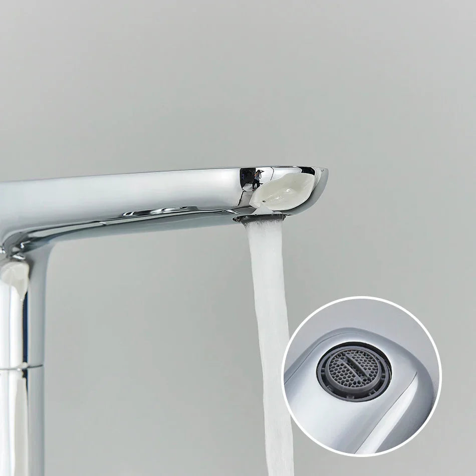 DecorBites™ Dual Handle Black Waterfall Bathtub Faucet Floor Standing Set for Bathroom