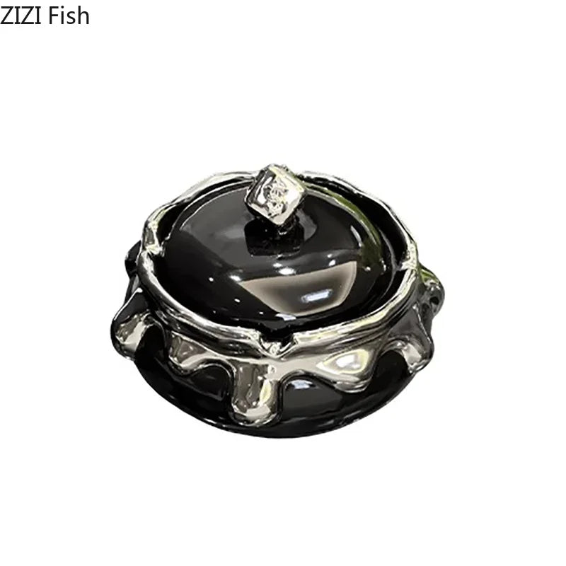 منفضة سجائر سيراميك لاكي من ديكوربايتس™: إكسسوارات تدخين فاخرة للحشيش والمنزل والهدايا