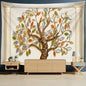 Decobites Money Tree Tapestry Wall Hanging for Boho Nature Plant Vibes