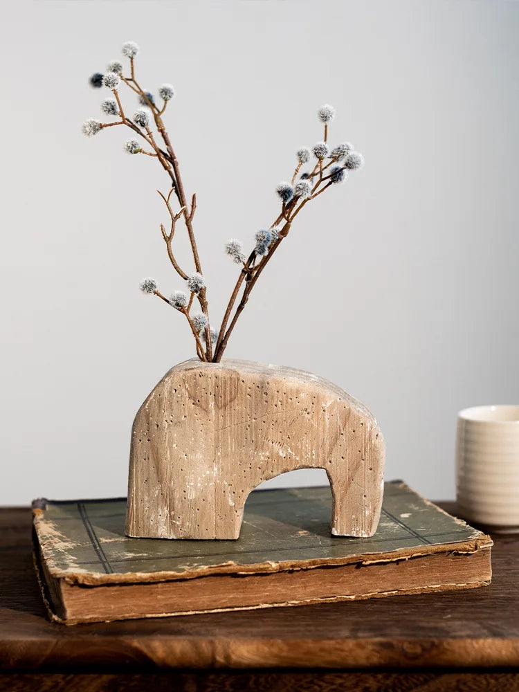 ديكور بايتس™ - مزهريات مائية من الخيزران للحدائق - ديكور مزهريات أرضية فاخرة وعصرية