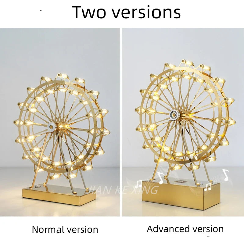 Yellow Ferris Table Lamp