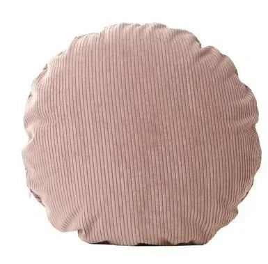 Decorbites™ Kordstoff-Rund-Kissenbezug 60x60 cm - Einfarbiges Streifenmuster für Sofa