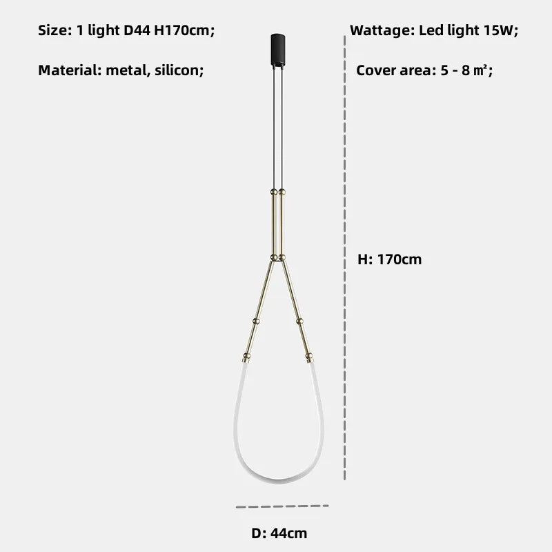 DecorBites™ Bamboo Pendant Lights: Nordic Loft Stair LED Luminarias for Minimalism Decor