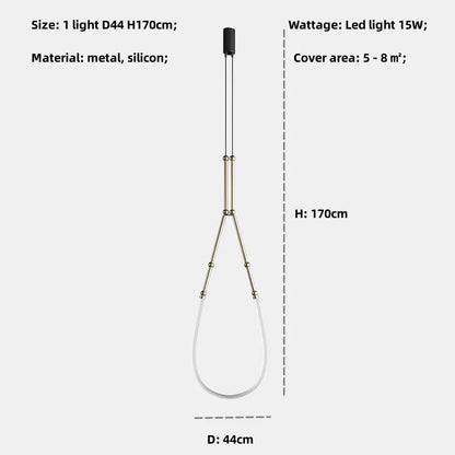 DecorBites™ Bamboo Pendant Lights: Nordic Loft Stair LED Luminarias for Minimalism Decor