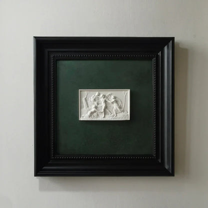 DecorBites™ Abstract Figure Relief Sculpture Decorative Painting Wall Decoration