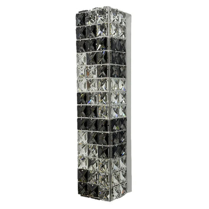 DecorBites™ Crystal Mosaic Wall Lamp: Elegant LED Lighting for Living Room, Bedroom, and Hotel Lobby