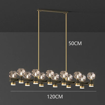 DecorBites™ Crystal Chandelier Luxury Pendant Light for Living and Dining Room