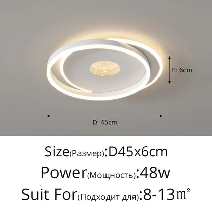 DecorBites™ Living Lights LED Chandelier for Modern Indoor Lighting Décor