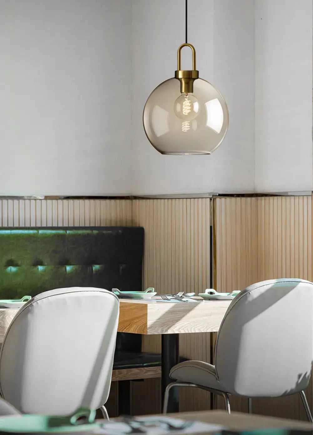 DecorBites™ Modern Nordic Glass Pendant Light for Kitchen & Restaurant
