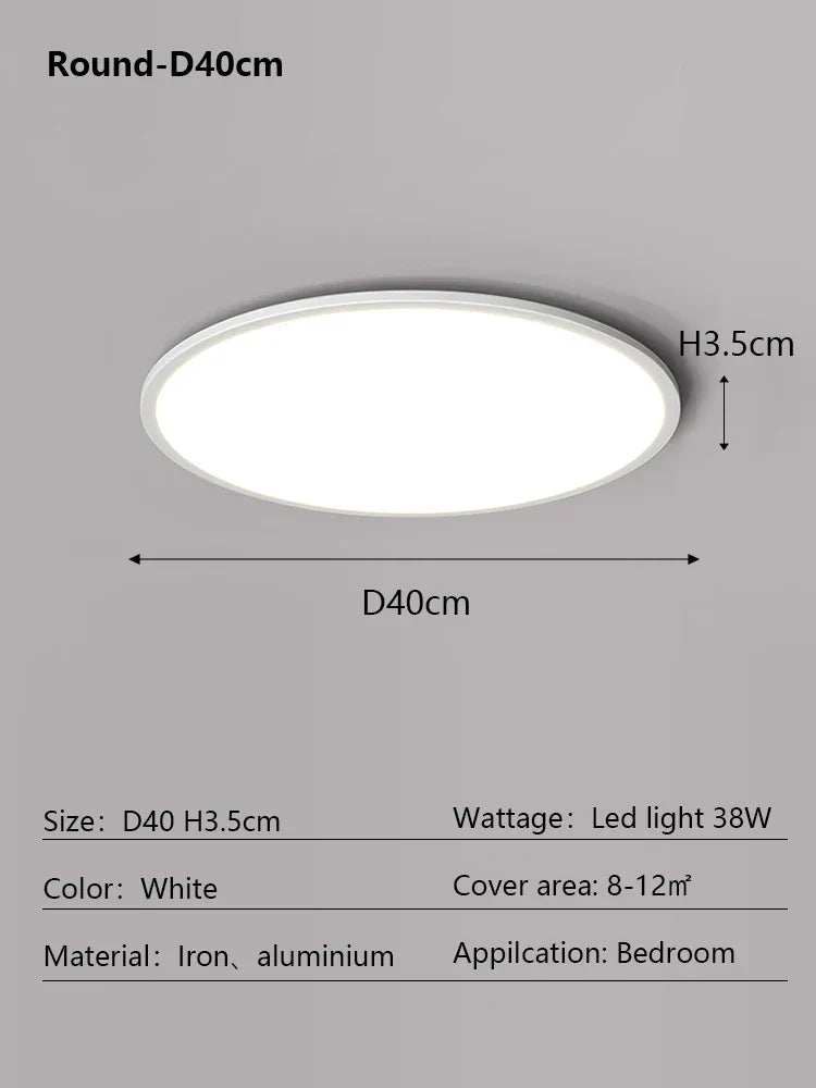 DecorBites™ LED Ceiling Lamp: Modern Minimalist Rectangular Design for Living room, Bedroom, Indoor Lighting