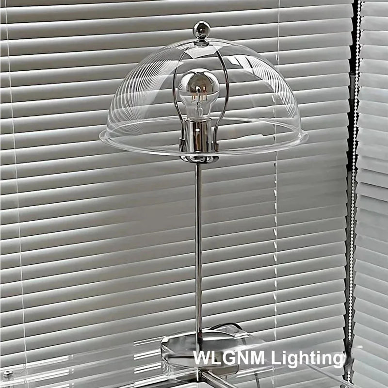 مصباح طاولة DecorBites™ Bauhaus Mushroom، إضاءة ليلية LED من الأكريليك العصري