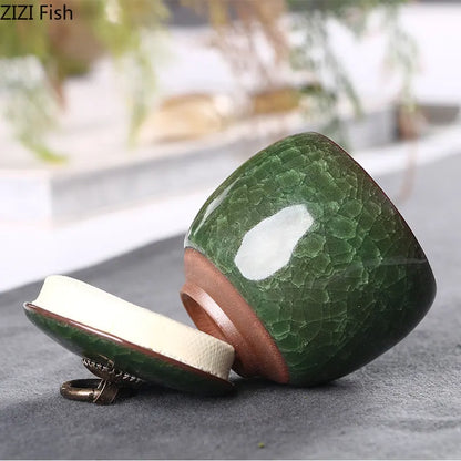 DecorBites™ Ice Cracked Texture Tea Caddy Storage Jar with Moisture-proof Sealed Lid