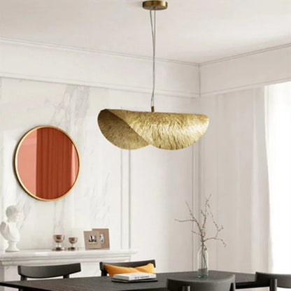 DecorBites™ Leaf Light Copper Chandelier Pendant Lamp for Bedside Living Room Dining Bar