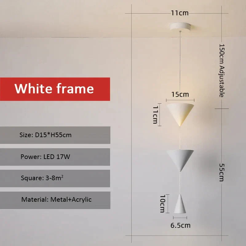 Lámparas colgantes LED negras DecorBites™ para una decoración nórdica moderna