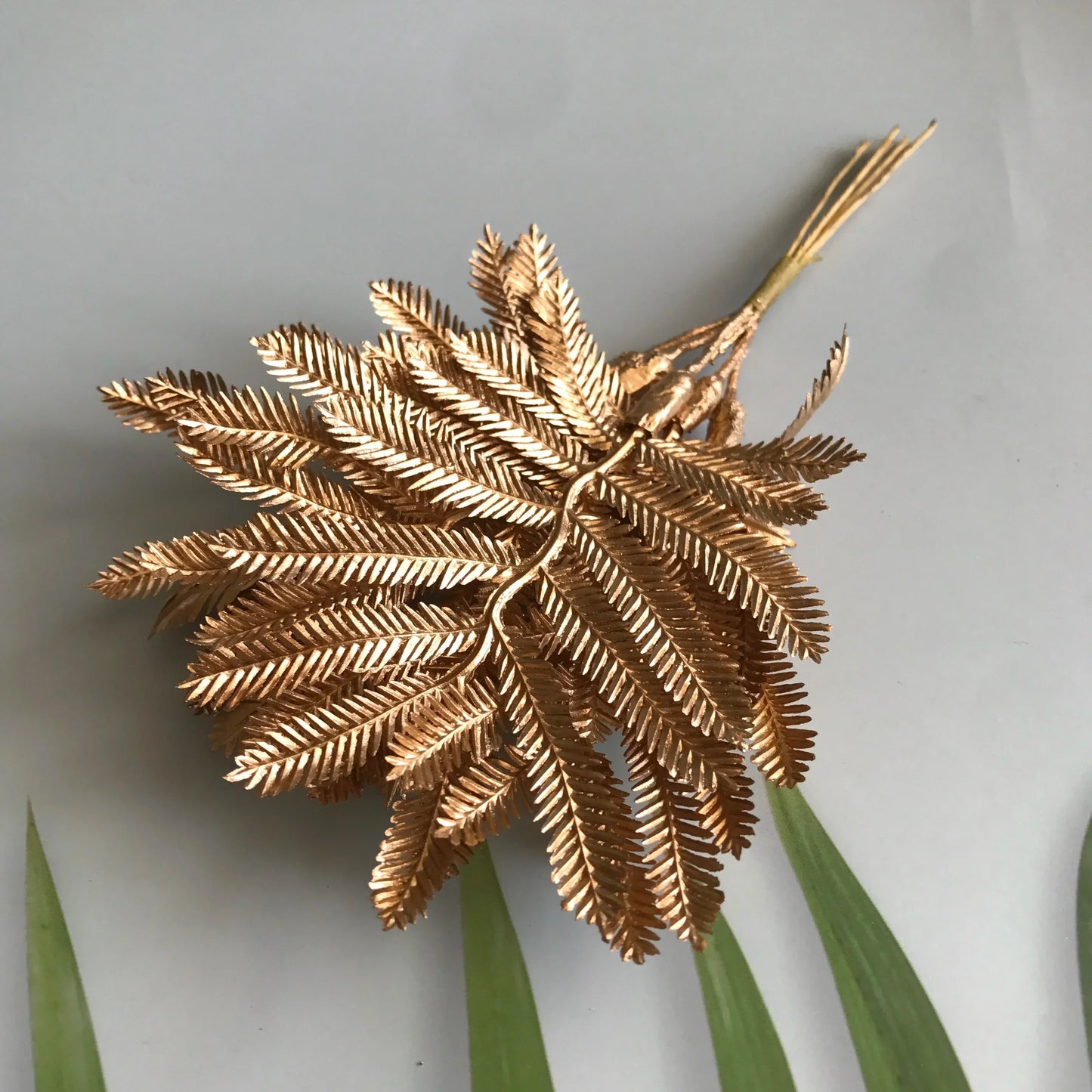 DecorBites™ Gold Hybrid Flower Cherry Stamen Berries Bundle for DIY Decor