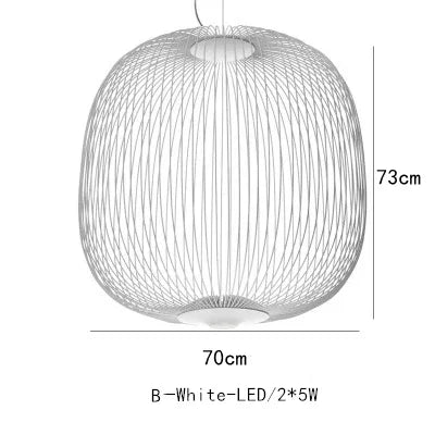 DecorBites™ Industrial Birdcage Iron Table Lamp for Bar, Restaurant, Hotel - LED Lighting