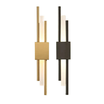 مصباح حائط LED من DecorBites™ مصنوع من أنبوب أكريليك: مصباح حائط عصري وأنيق لغرفة المعيشة وغرفة النوم والممر