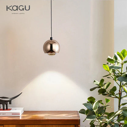 Lámpara colgante DecorBites™ con acabado dorado metálico para mesilla de noche e isla de cocina - Lámpara LED minimalista