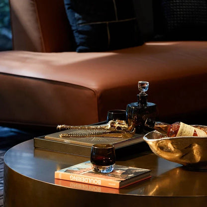 DecorBites™ Golden Crocodile Skull Resin Sculpture Home Decor Figurine