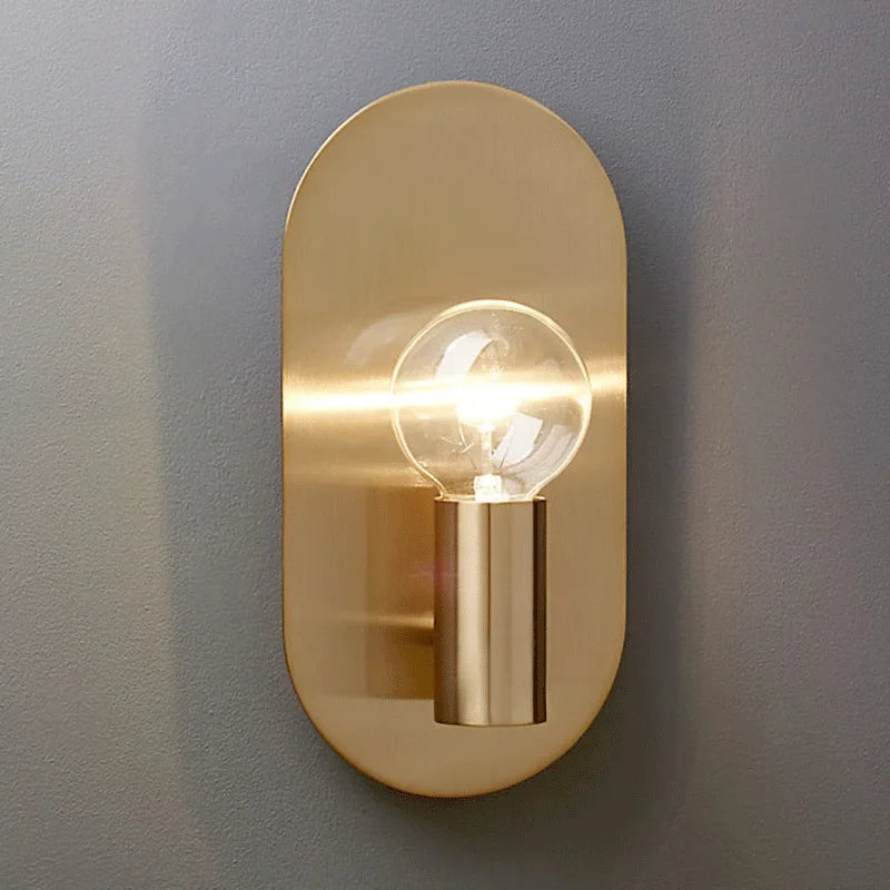 Aplique de pared para dormitorio Decorbites™ Gold, accesorio de iluminación interior para decoración elegante del hogar