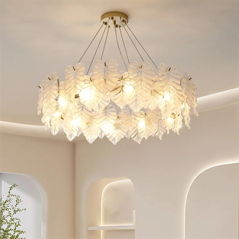 DecorBites™ Crystal Chandelier: Elegant Light Luxury Lamp for Living Room, Bedroom, Dining Room & Study