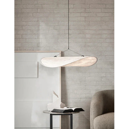 DecorBites™ Japanese Wabi-Sabi Minimalist Bedroom Chandelier - White Art Tea Room Lighting