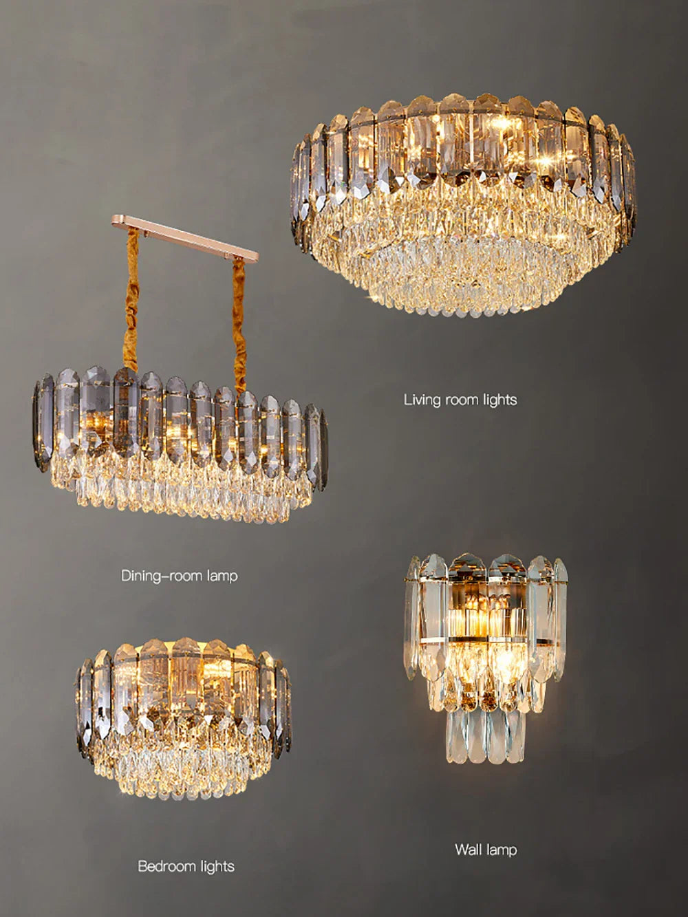 Lámpara de pared LED de cristal DecorBites™: Iluminación minimalista de lujo para el fondo del televisor en la sala de estar