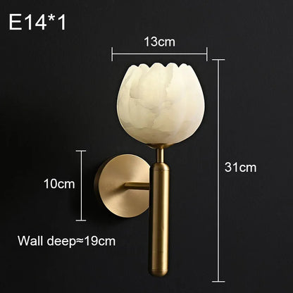 DecorBites™ Elegant Marble Wall Lamp for Bedroom and Living Room Lighting
