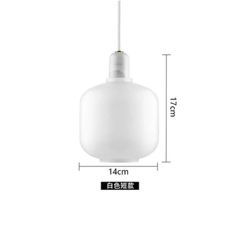 DecorBites™ Industrial Stained Glass Pendant Lamp LED Hanging Lights for Dining & Living Room