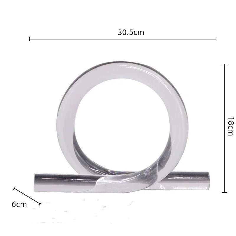 Adornos DecorBites™ de nudos geométricos de cuerda acrílica - Figuras decorativas para el hogar