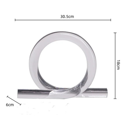 Adornos DecorBites™ de nudos geométricos de cuerda acrílica - Figuras decorativas para el hogar