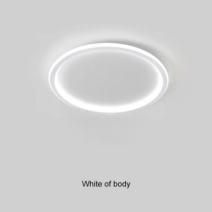 DecorBites™ Black Dimmable LED Ring Ceiling Light for Modern Living Room, Bedroom, Kitchen Décor