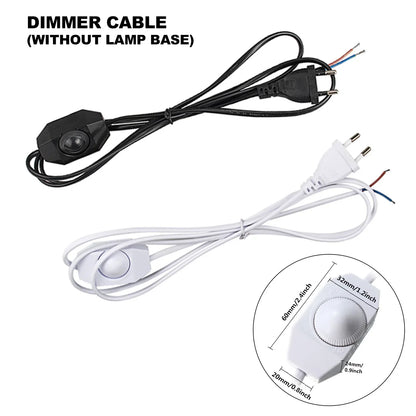 DecorBites™ Decorative Lamp Cord with Dimmer Switch and E14 E27 Socket
