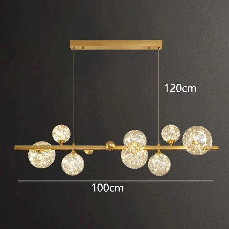 DecorBites™ LED Pendant Light Chandeliers for Modern Home Decor and Indoor Lighting