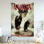 In Flames Tapestry - Death Metal Band Album Cover Wall Art for Living Room by Decobites