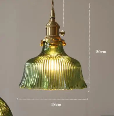 ديكوربايتس™ مصابيح معلقة زجاجية زرقاء لغرفة النوم وغرفة الطعام وغرفة المعيشة