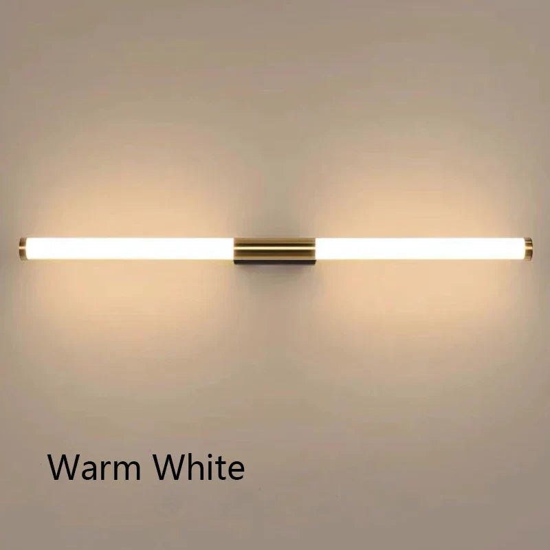 Lámpara de pared LED lineal tubular de metal DecorBites™ para sala de estar, dormitorio, pasillo, escalera o corredor