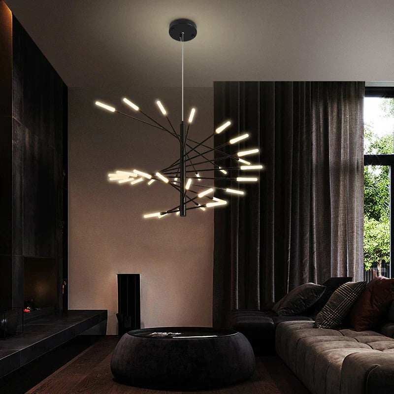 Luz colgante de techo LED Fireworks™ Decorbites - Decoración de habitación moderna de lujo regulable