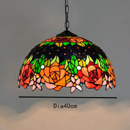 Decorbites™ Bunte Glas-Lüster: Retro Tiffany-Stil Lampe für kreative Heimdekoration