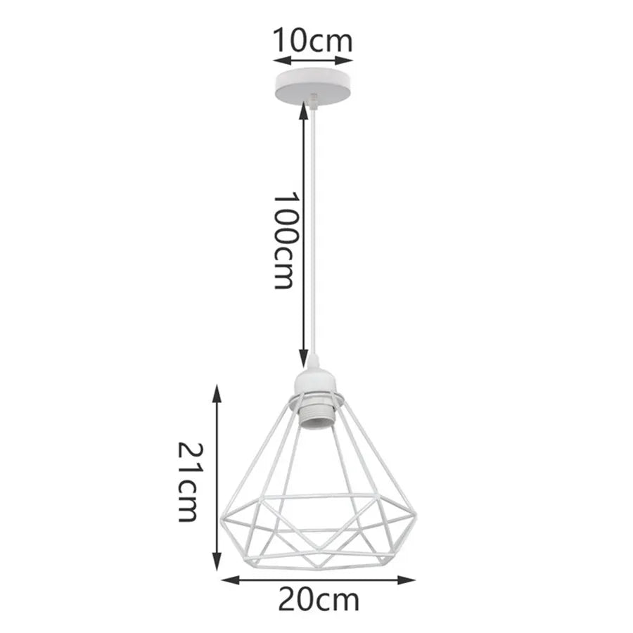 DecorBites™ Industrial Metal Ball Pendant Light for Bedroom Kitchen Island