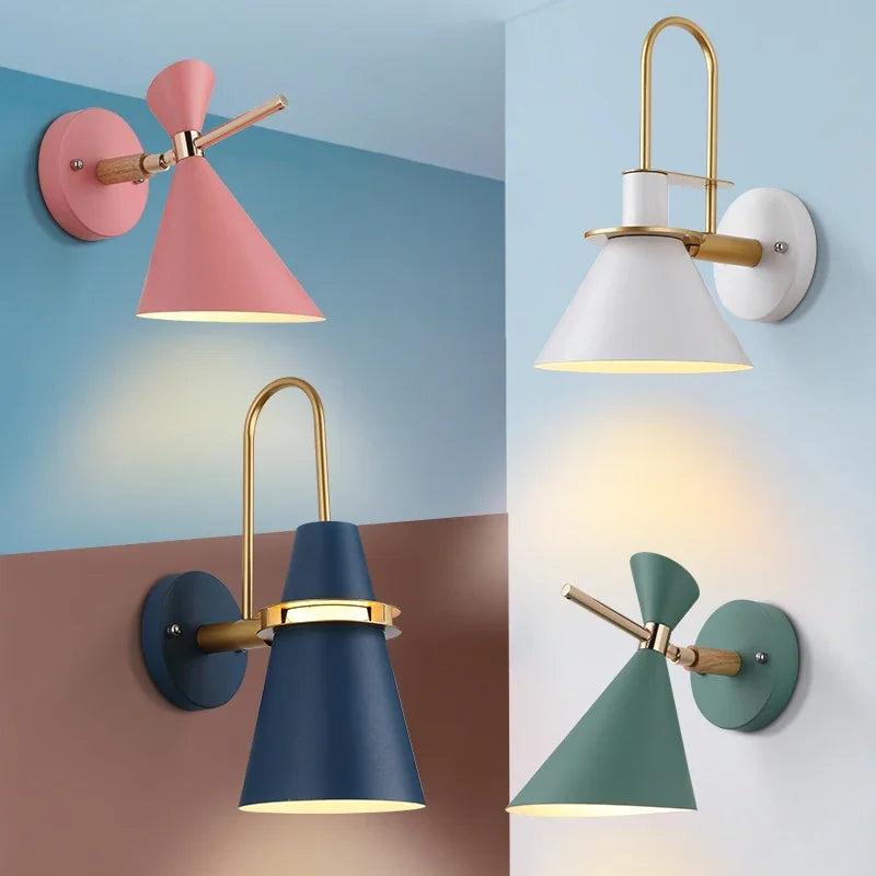 DecorBites™ LED Adjustable Reading Wall Lights - Macaroon-inspired Decorative Lamps for Versatile Room Decor