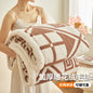 Decobites Winter Wool Blanket: Warm, Thick, Soft Bed Cover for Office, Sofa, or Home