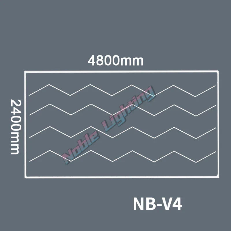 DecorBites™ Hexagon Honeycomb LED Garage Ceiling Light