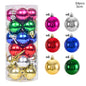 24pcs 3cm Christmas Balls Christmas Tree Ornaments Ball Xmas Hanging Tree Pendants Home Party Christmas Tree Decor New Year Gift