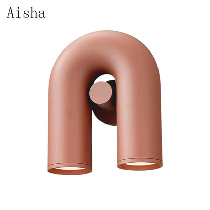 Lámpara de pared LED en forma de U DecorBites™ para dormitorio y sala de estar