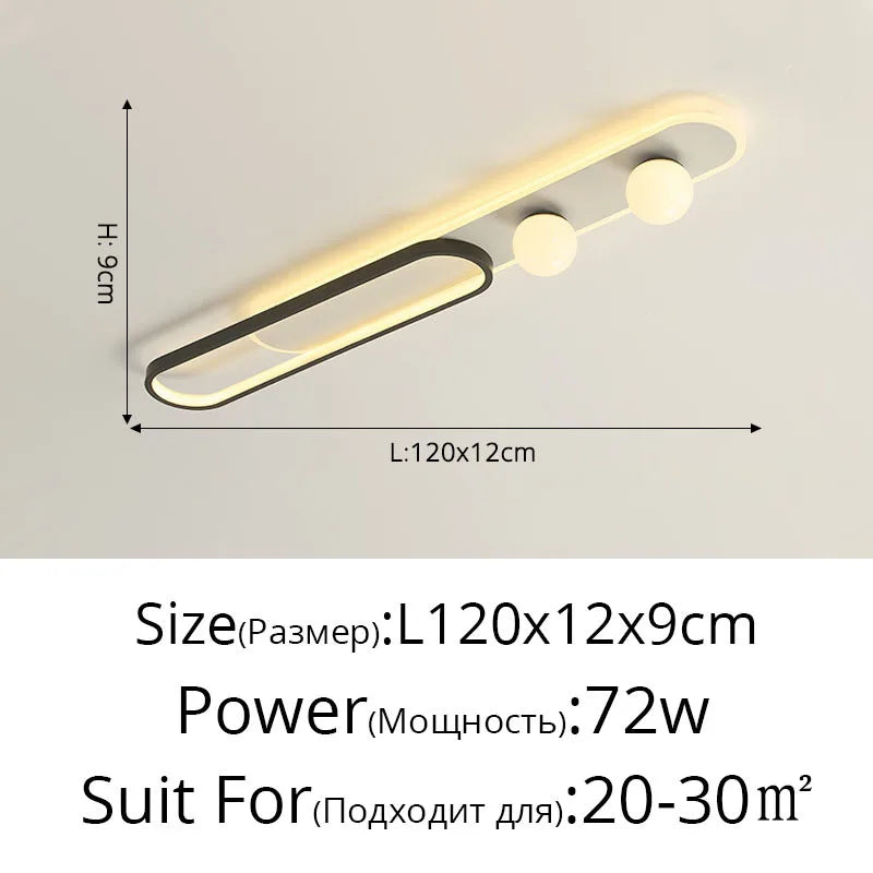 DecorBites™ LED Aisle Light Chandelier for Home Indoor Lighting Bedroom Porch Corridor Decor