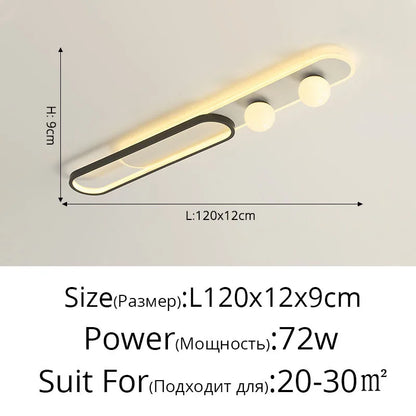 DecorBites™ LED Aisle Light Chandelier for Home Indoor Lighting Bedroom Porch Corridor Decor